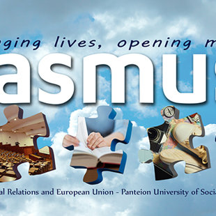 Social Media Cover for Erasmus+ Panteion University Athens
