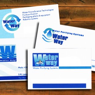 Logo Design for Water Way, water purifying systems