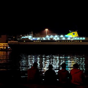 at the port of Pireas, Greece