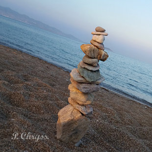 balance & serenity: Yoga on the beach of a Greek island