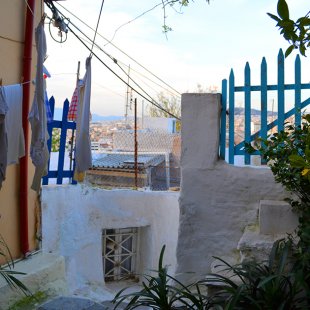 Anafiotika, the island under the Acropolis, Athens, Greece