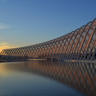 ‎Sunset‬ at the ‪Olympic‬ ‪‎Stadium‬ of ‪‎Athens‬ "Spiros Louis". 
