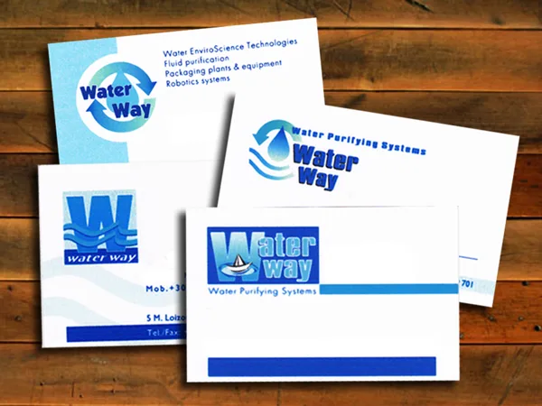 Logo Design for Water Way, water purifying systems