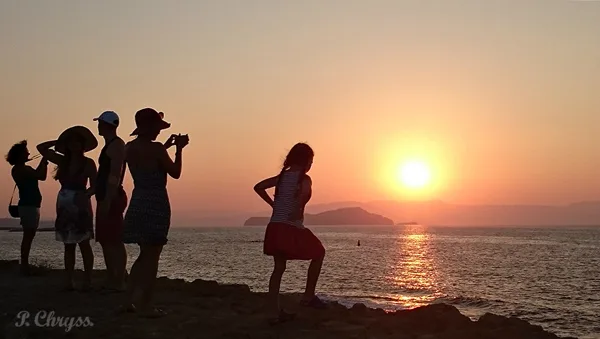 enjoy a greek summer sunset! Summer2016 in Greece!