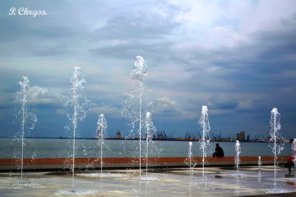 the fountains at Thessaloniki, Macedonia, Greece