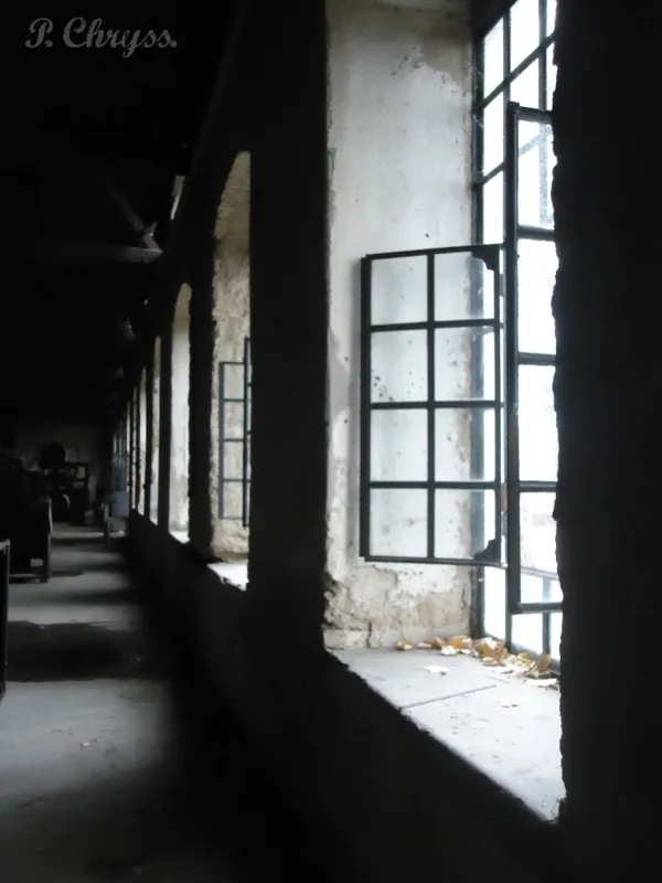 old factory in Edessa, Macedonia Greece 