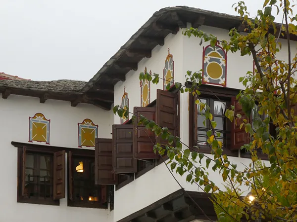 traditional architecture in Pilion, Greece